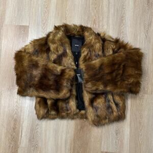Khy faux fur jacket brand